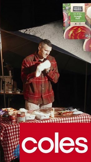 Testing Coles Pizza Dough Ball in a Pizza Oven