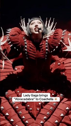 Lady Gaga Performs "Abracadabra" At Coachella 2025 | Billboard #Shorts