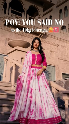 Ditching the 10kg Lehenga! 🙅‍♀️ The Ultimate Bridesmaid Hack ✨ #Shorts