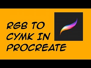 PROCREATE TUTORIAL-HOW TO CONVERT FROM RGB TO CYMK | HAMZAHDRAWINGS