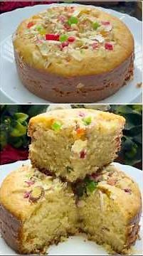 Soft & Fluffy Eggless Fruit Cake | बिना अंडे का फ्रूट केक | Easy Fruit Cake Recipe