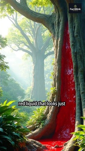 The Tree That Bleeds Red Blood | Rare Nature Fact