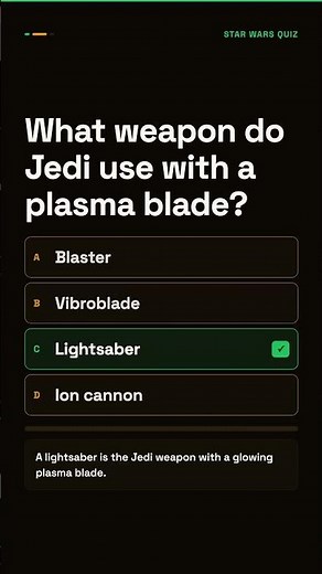 Star Wars Quiz | 3 Quick Questions