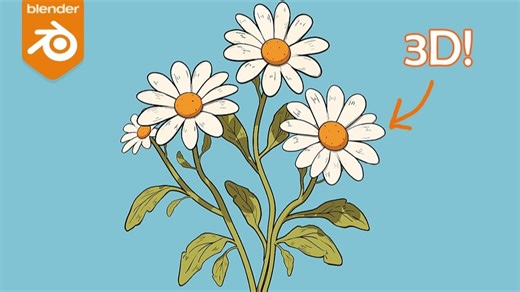 Blender教程 2小时内学习 2D 风格 Blender——完整的初学者教程！