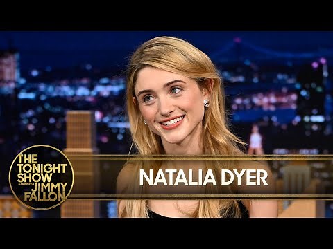 Jimmy and Natalia Dyer Try on Stranger Things Wigs | The Tonight Show Starring Jimmy Fallon