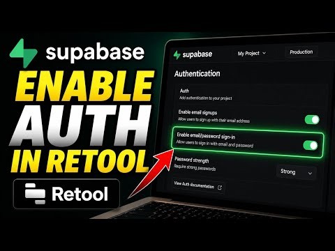 How to enable Supabase auth for internal tools in Retool - Beginner Guide