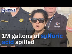 1M gallons of sulfuric acid spilled, some into Houston Ship Channel from chemical leak