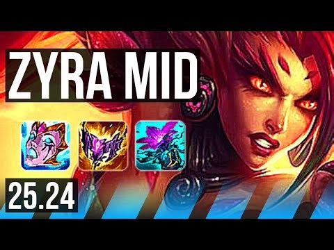 ZYRA vs LUX (MID) | EUW Master | 25.24
