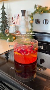 This Christmas “potpourri” has become a tradition in my home when holiday decorating! It’s a great way to get you home smelling like Christmas with all natural ingredients🎄 my family loves it and I hope yours does too!🎅🏻 Ingredients: - 1 orange sliced - 1 cup cranberries - 1 teaspoon whole cloves - 2-3 cinnamon sticks - 2-3 sprigs fresh rosemary - 3-4 star anise Instructions: - Add all of the ingredients to a pot and fill with 3-4 cups of water (depending on size of your pot). - Place the pot