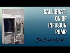 Infusion pump calibration