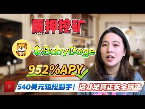 别再错过了！💥质押$BabyDoge！年化900%+，轻松实现月入上万！币圈小白都能学会的暴利玩法！