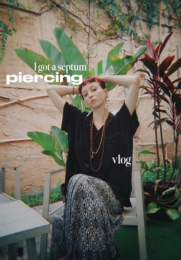 My Septum Piercing Experience Vlog on a Tuesday