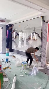 8.1K views · 140 reactions | Slate background wall installation. #interiordesign #wallpanelling #backdropdecoration #walldecor #homedecorideas #wallboard #wallboards #wallpaper #decorationdesign #decorationboards #decoration_ideas #walldecoration #decoration #decor #deco #wallpanelling #homeimprovement #renovation | Harmercoverings | Facebook