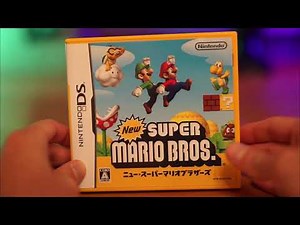 New Super Mario Bros Unboxing Japanese Version Nintendo Ds + Commercial Spot