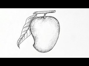 mango drawing | आम का चित्र कैसे बनाएं | How to drow mango | Aam ka chitra/ mango pencil drawing