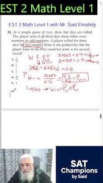 #shorts est 2 math Level 1 probability of independent events #est2math #maths #education #exam