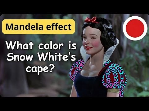 What Color is Snow White's Cape? Mandela Effect Voting Video #410.