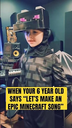 My daughter sang an Ender Dragon Rap with me! #minecraft #enderdragon #minecraftsong