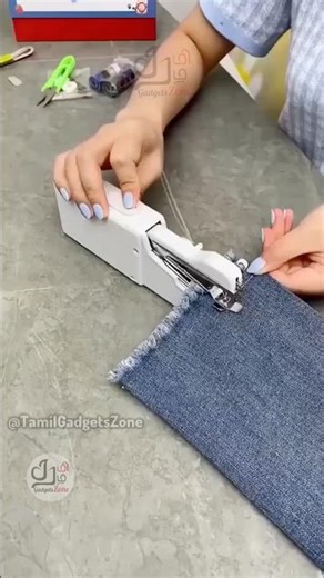 Portable Electric Handy Stitch Machine 🧵Cordless Sewing Tool for Home & Travel | Tamil Gadgets Zone