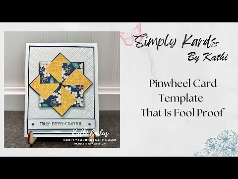 Pinwheel Card Template That Is Fool Proof