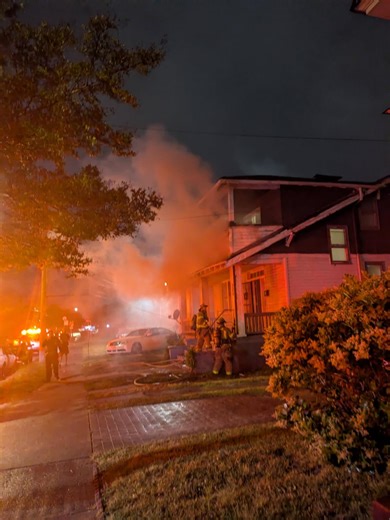 Norfolk Fire-Rescue responds to residential fire on East 27th Street