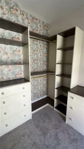 Stylish Custom Closet Design: Shelves, Drawers & More!