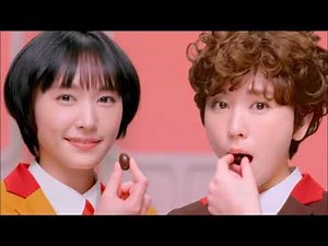 新垣結衣さん 明治アーモンドチョコCM（一人二役、漫才篇？） ～ cp