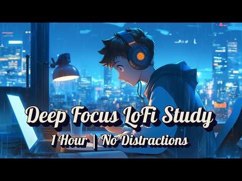 1 Hour LoFi to Study 📚 Deep Focus Beats for Coding & Exams
