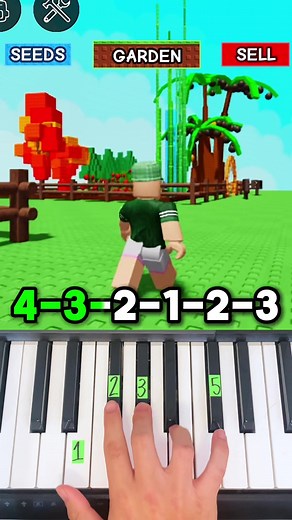 Roblox Grow A Garden Theme - Piano Tutorial