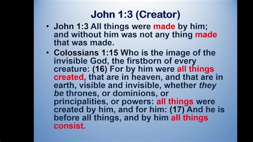 Bible Teaching: Gospel of John, Part 1