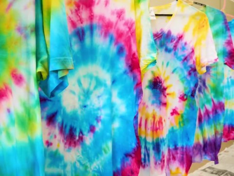 Tie Dye With Embroidered Alien T-shirt, Retro Cryptid Tie Dye Shirt - Etsy