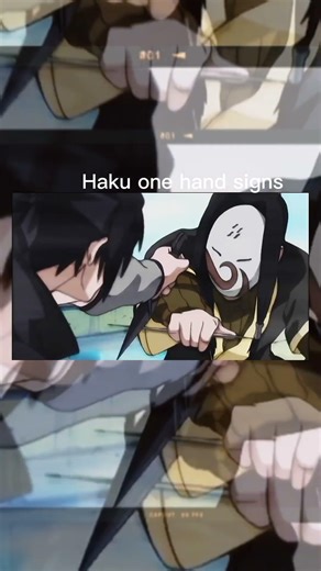Haku one hand signs #edit#shortsfeed