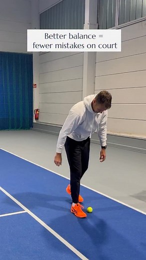 Stability is key in tennis. It helps you stay balanced during shots, move around the court more easily, and avoid injuries. The stronger and steadier your body, the better you play. #tennis #noequipment #exercises #balance #stabilityexercises #tenniscoach #viral #foryou | TENNISJESSEN