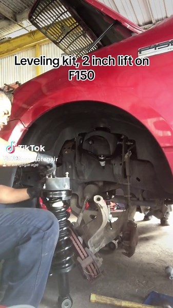 F150 front 2 inch leveling kit.