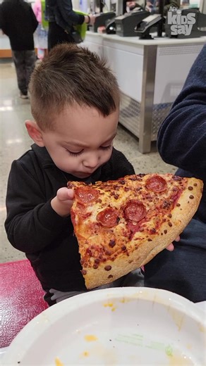 25K views · 354 reactions | Watch the most hilarious fails of kids eating pizza!  | Kids Say | Facebook