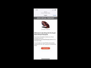 Set up Virtual Therapist™ for the Human Touch® Super Novo
