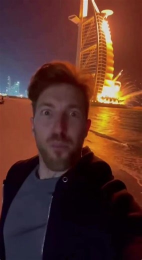 drone hits hotel dubai Jumeirah Burj Al Arab. ITS ALL AI #breakingnews #iran #Isreal #viral #fyp