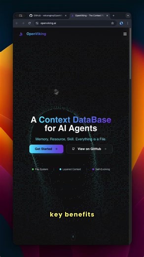 Manage AI Agent Context Like Local Files! #OpenViking #AI
