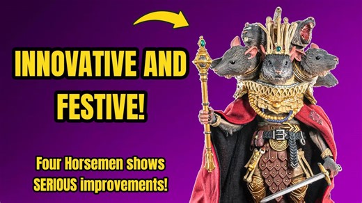 I was not ready for this… Mythic Legions Mouse King figure review