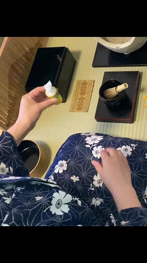 #茶箱#茶巾のたたみ方#卯の花#お点前#teacher #tea ceremony#野点#茶巾筒#音声効果チャレンジ