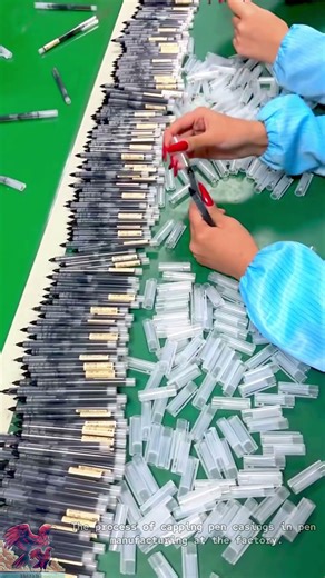 Automatic Pen Cap Assembly Process #tools #shorts #viral #creative #video