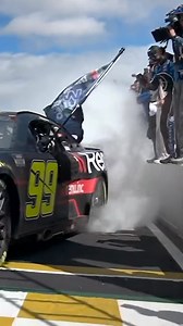 A very popular first-time winner. 👏 #NASCAR | NASCAR