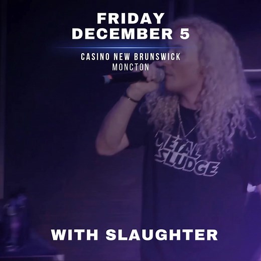Less than a month go‼ Friday, December 5 | Casino New Brunswick/Nouveau-Brunswick 🇨🇦 with Mark Slaughter Tickets going fast! Get yours now at https://tinyurl.com/mu66tncp | Great White [Band]