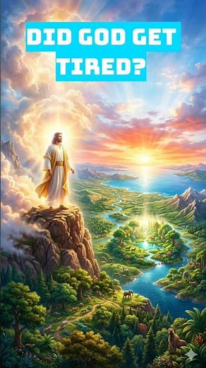 Did God Get Tired? Here's the Biblical Truth!