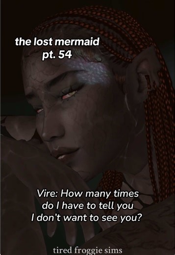 I was pleased when no one guessed this (I kept y’all in the dark like Blue LOL) #ts4 #sims4 #sims4gameplay #thesims4 #mermaid