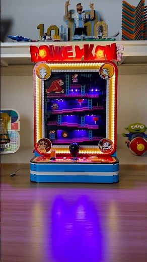 LEGO Donkey Kong™ Arcade Bringing the Classic Arcade Game to Life with Amazing Lighting Effects!