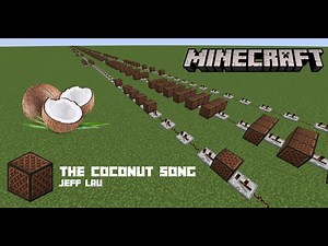 【Minecraft】Note Block Cover｜The Coconut Song