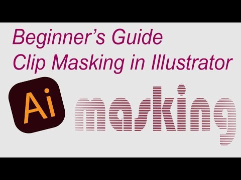 Line Art Typography | Clipping Mask Effect in Illustrator