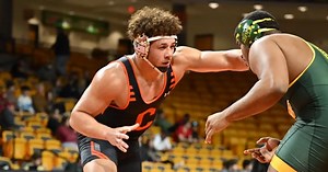 Campbell heavyweight Taye Ghadiali enters NCAA Transfer portal