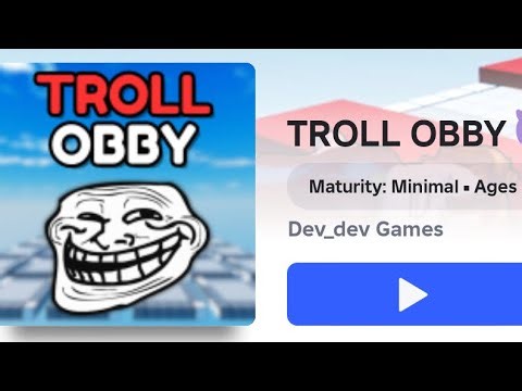 TROLL OBBY by Dev_dev Games : 1 ～100 Full walkthrough